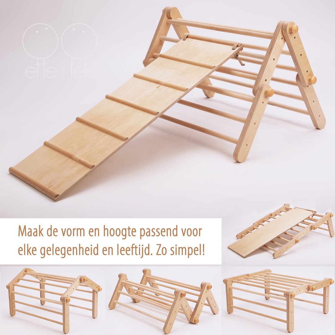 Klimrek Mopitri met glijbaan Ette Tete