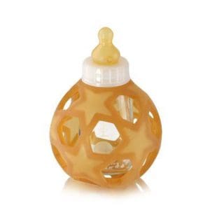 Fles -glas- met bal Hevea