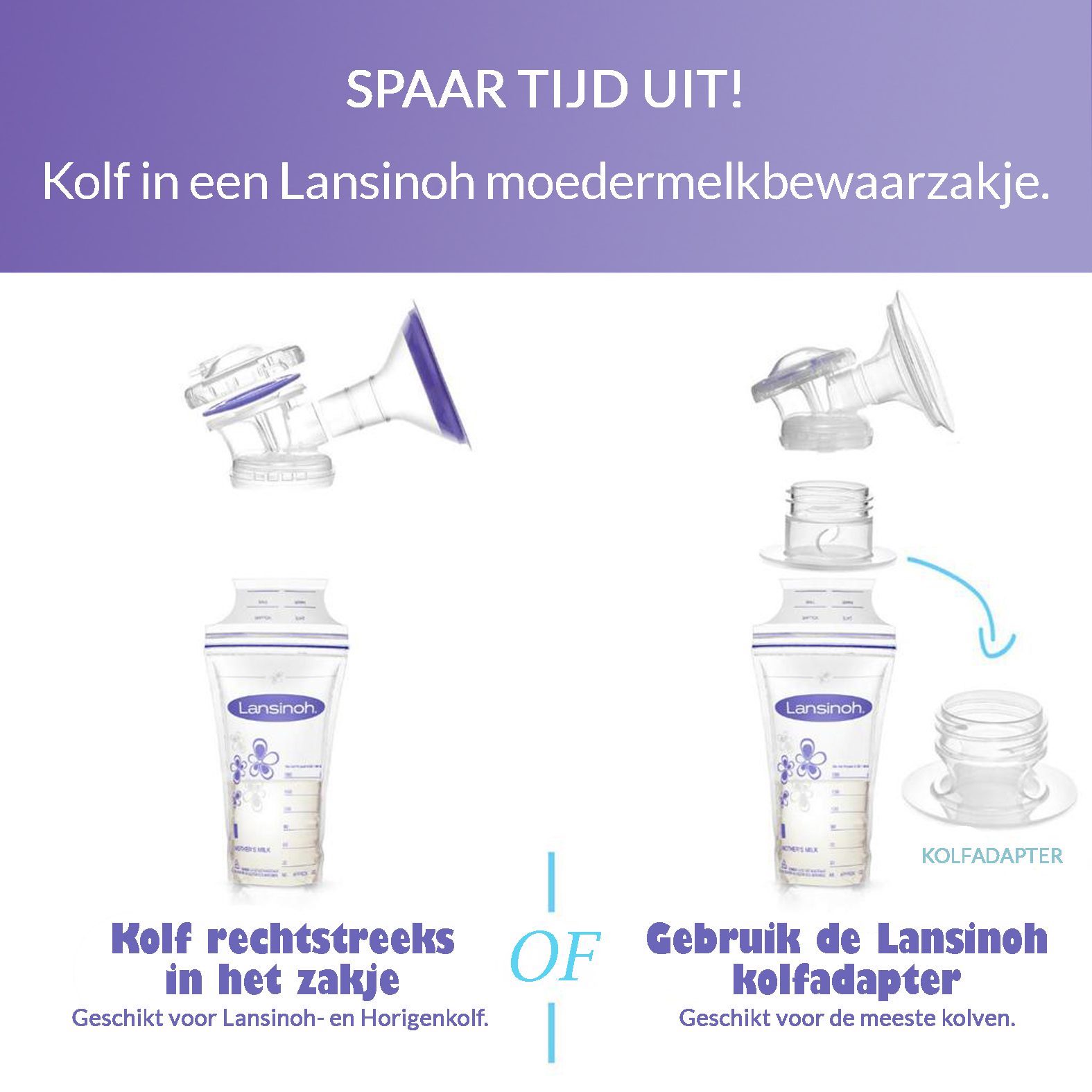 Moedermelkbewaarzakjes Lansinoh - Afbeelding 4
