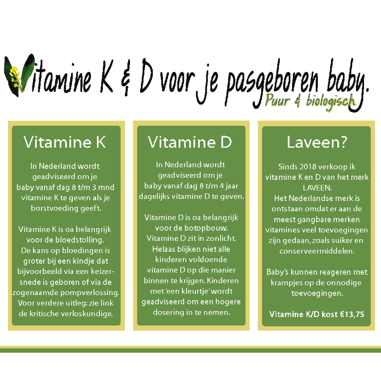 Vitamine D&K Laveen - Afbeelding 4