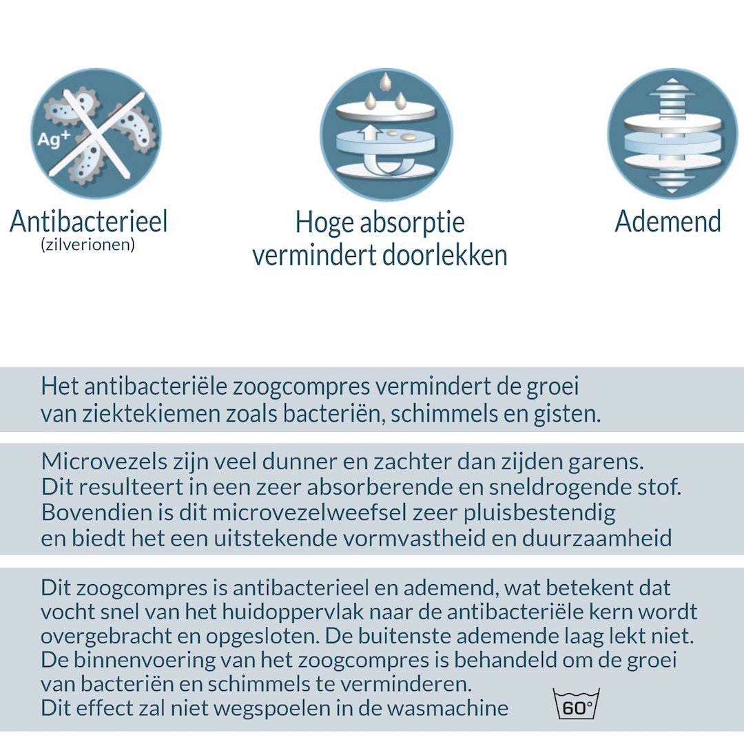 Uitwasbare zoogcompressen Mamivac - Afbeelding 4