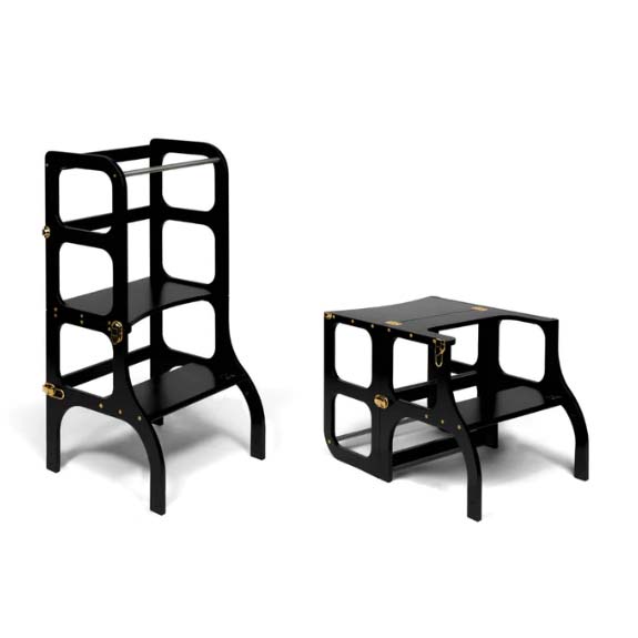 Leertoren ZWART step 'n sit Ette Tete - Afbeelding 4