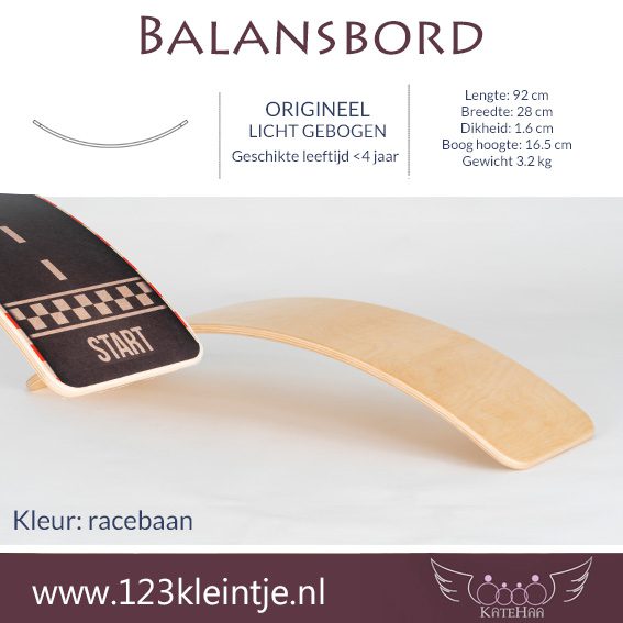 Balansbord <4jaar origineel licht gebogen KateHaa - Afbeelding 5