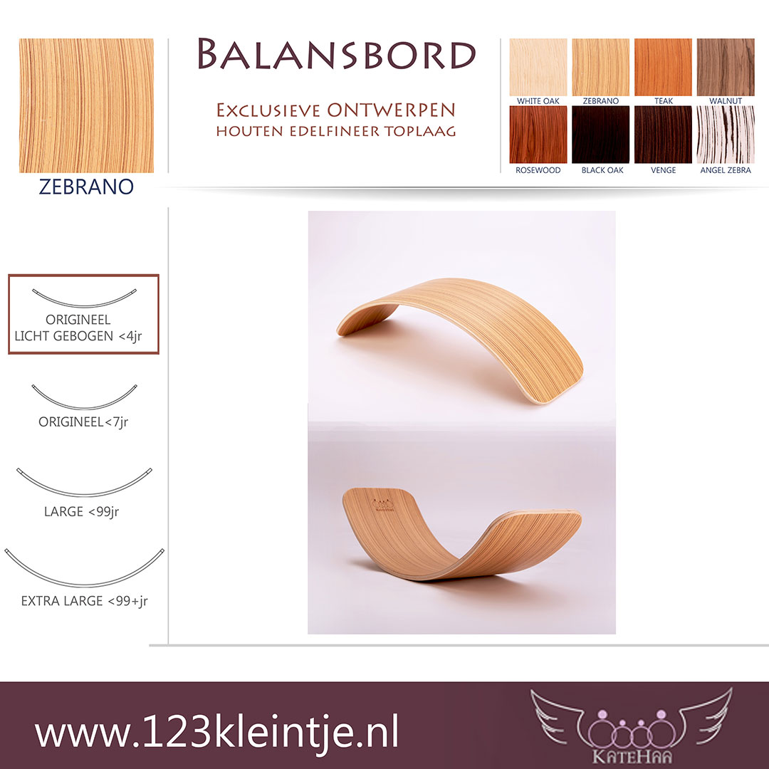 Balansbord <4jaar origineel licht gebogen KateHaa - Afbeelding 11