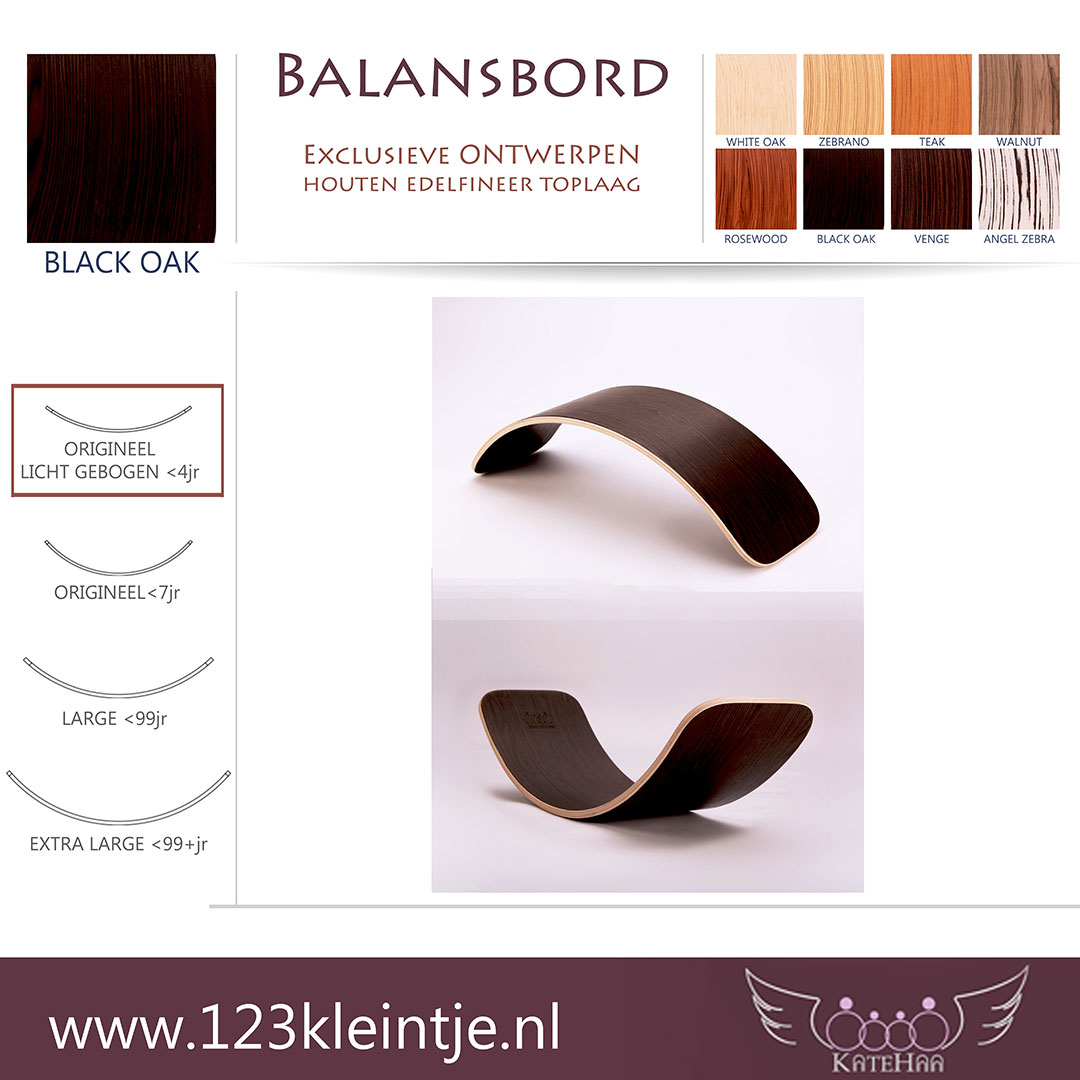 Balansbord <4jaar origineel licht gebogen KateHaa - Afbeelding 9