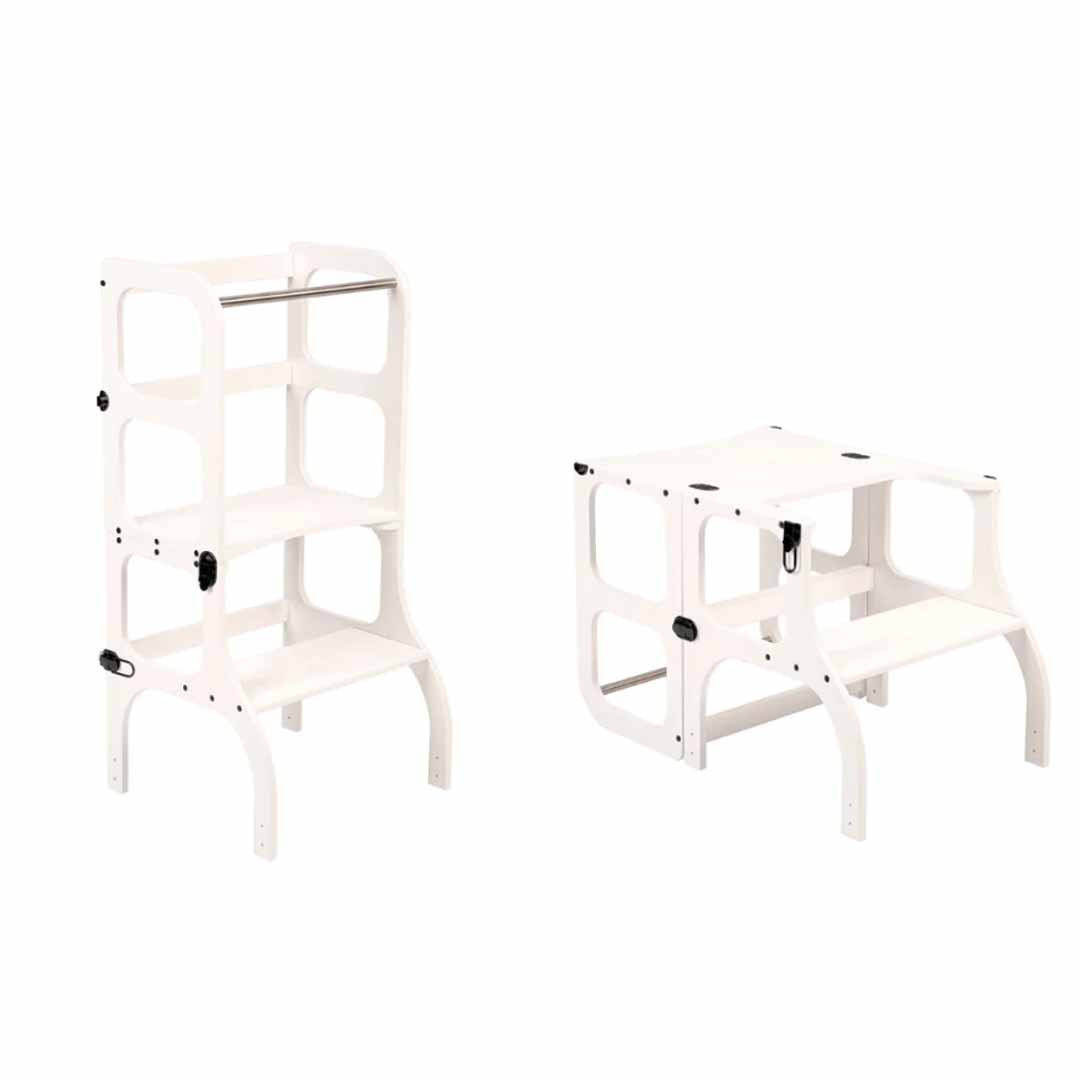 Leertoren WIT Step'n Sit Ette Tete